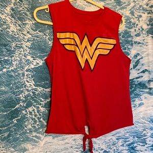 Wonder Woman Red Muscle Tank